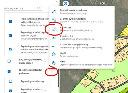 Illustrasjonsbilde for kartlagene som finnes i Origo - Klikk for stort bilde